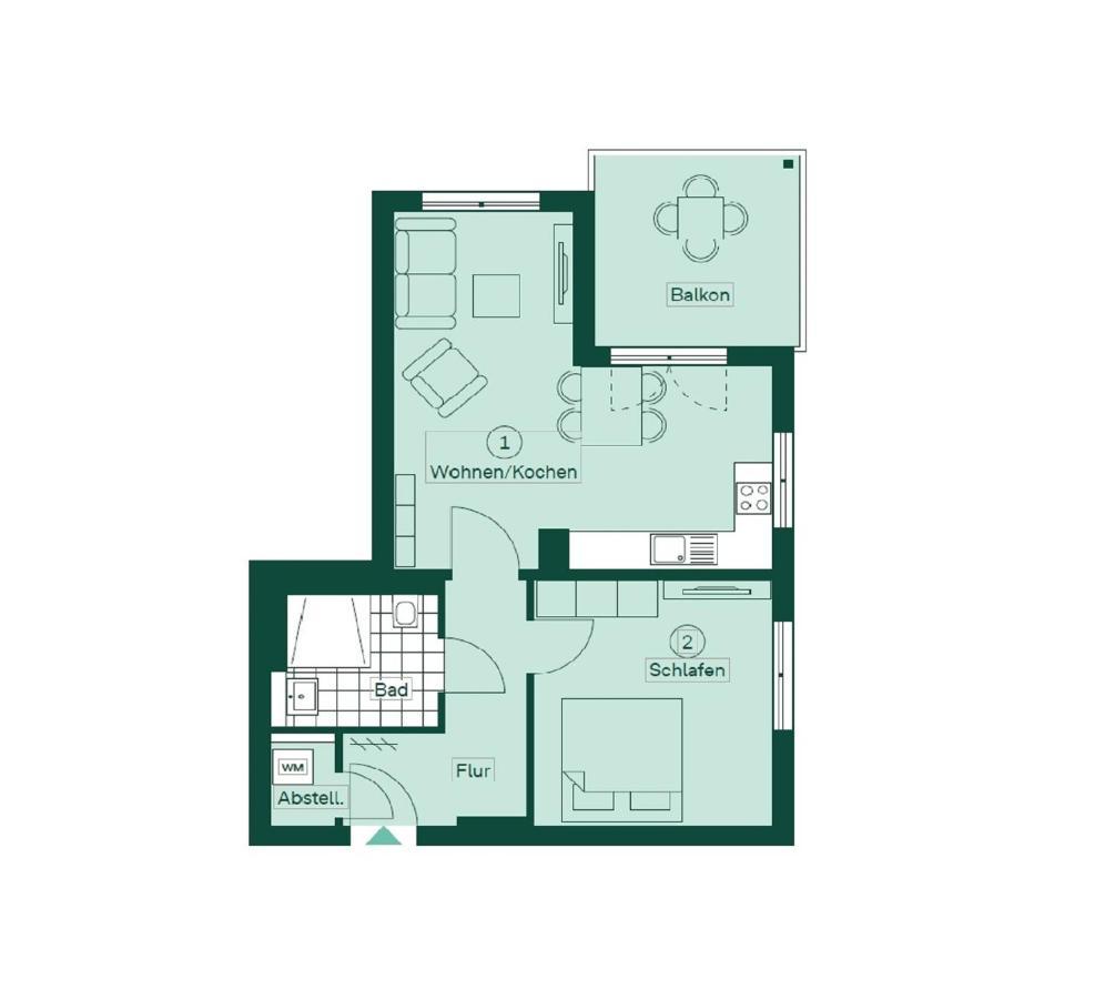 Apartment "Sonnendeck" - Haffresidenz Zirchow Eksteriør bilde